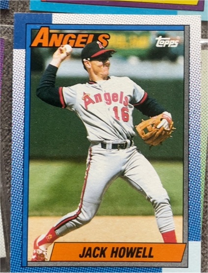 1990 Topps #547 Jack Howell — front