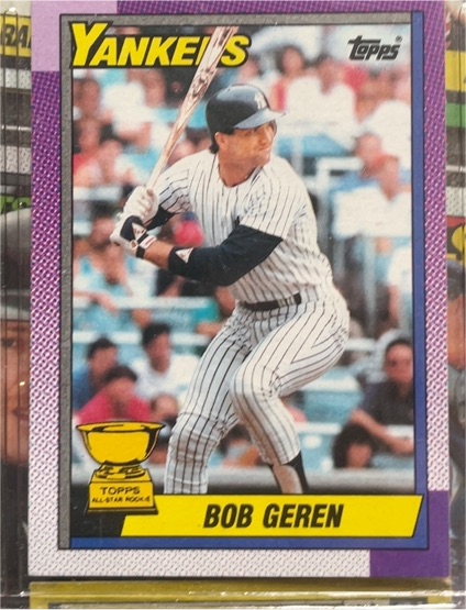 1990 Topps #536 Bob Geren — front