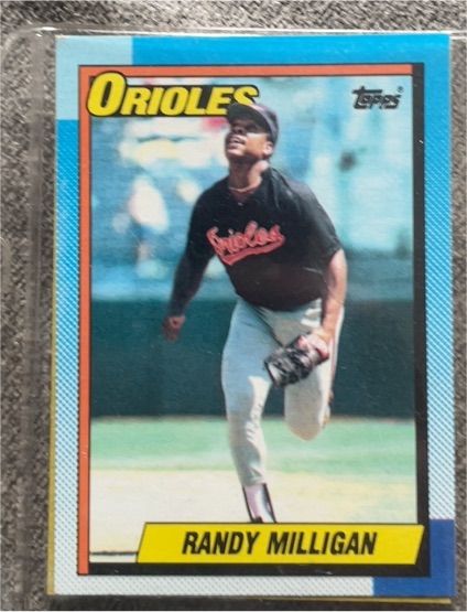1990 Topps #153 Randy Milligan Baltimore Orioles — front