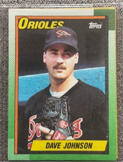 1990 Topps #416 Dave Johnson — front