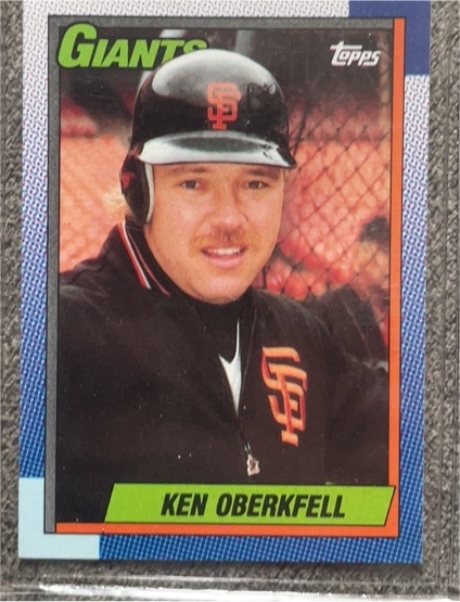 1990 Topps #488 Ken Oberkfell — front