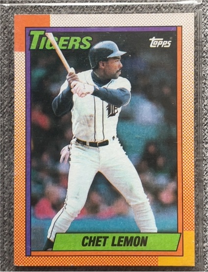 1990 Topps #271 Chet Lemon — front
