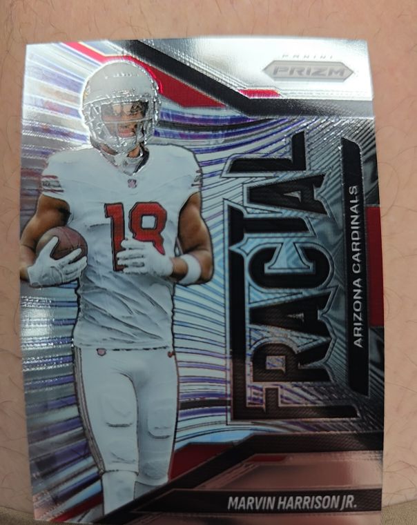2025 Panini Prizm Fractal #12 Marvin Harrison Jr. — front