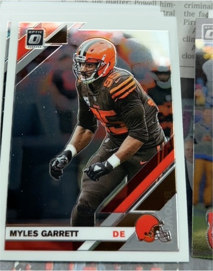 2019 Donruss Optic #26 Myles Garrett — front