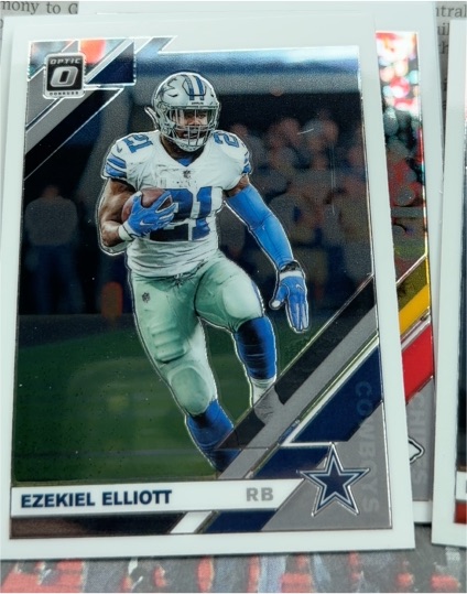 2019 Panini Donruss Optic #28 Ezekiel Elliott — front