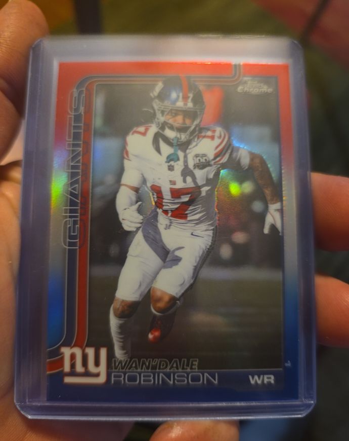 2025 Topps Chrome #227 Wan'Dale Robinson — front