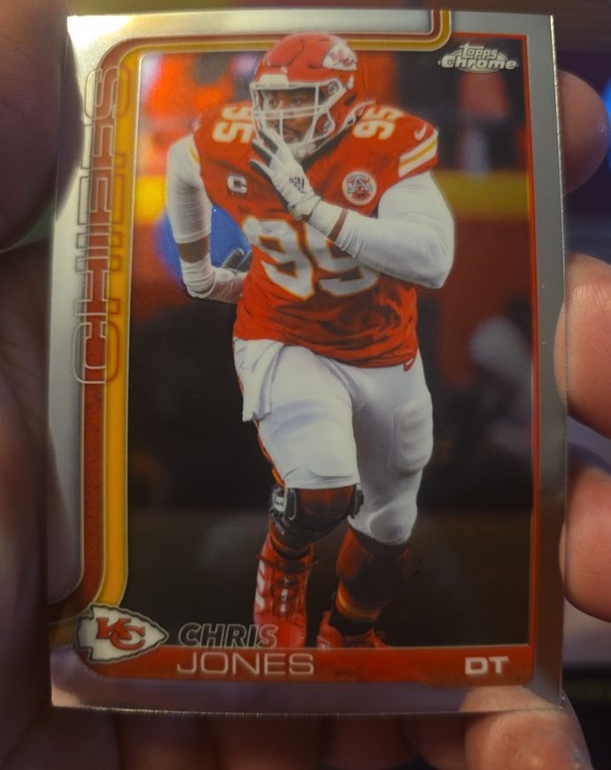 2025 Topps Chrome #153 Chris Jones — front