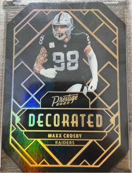 2023 Panini Prestige Decorated Maxx Crosby — front