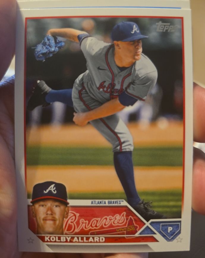 2023 Topps Update #US209 Kolby Allard — front