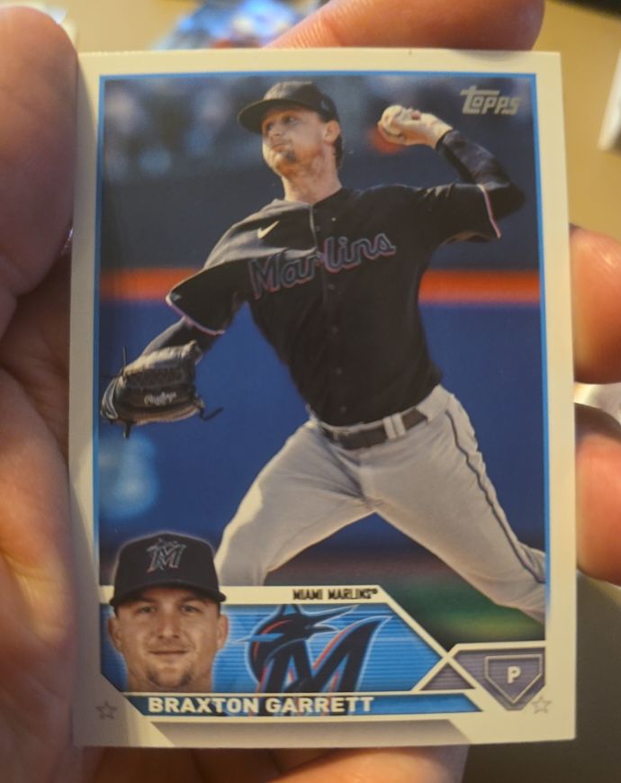 2023 Topps Update #US113 Braxton Garrett — front