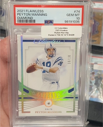 2021 Panini Flawless #74 Peyton Manning Diamond — front