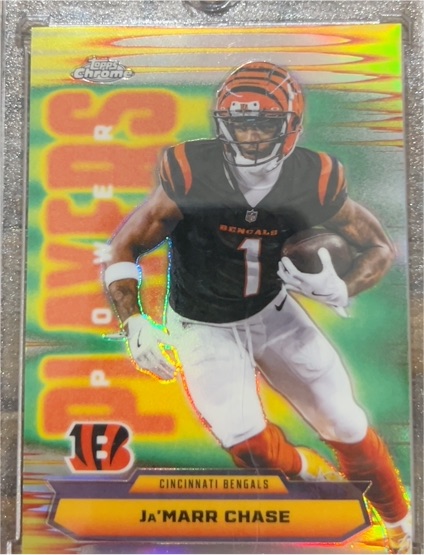 2025 Topps Chrome Power Players #PP-21 Ja'Marr Chase — front