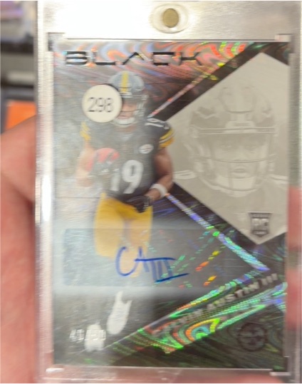 2020 Panini Black #298 Chase Claypool — front