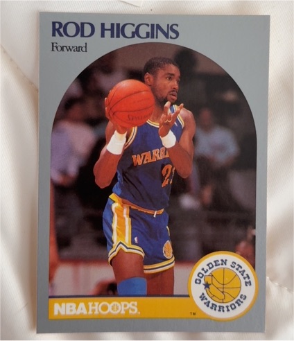 1990-91 NBA Hoops #114 Rod Higgins — front