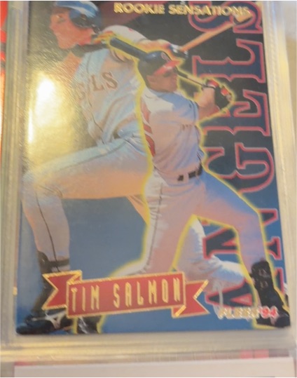 1994 Fleer Rookie Sensations #17 Tim Salmon — front