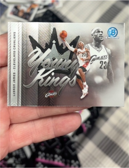 2025 Bowman Chrome #YK-5 LeBron James Young Kings — front