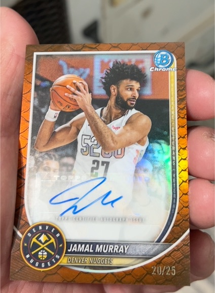2025 Topps Bowman Chrome #BCV-101 Jamal Murray — front