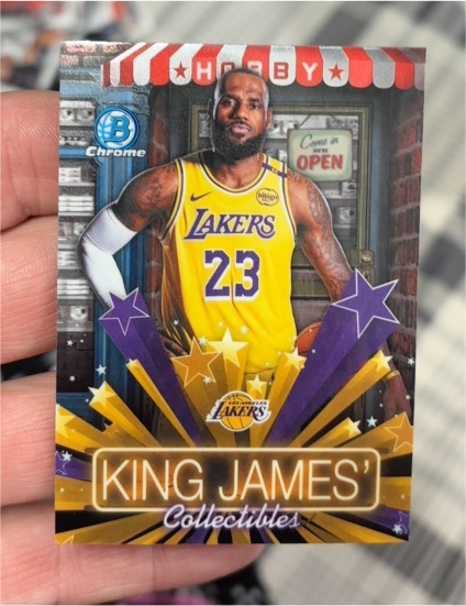 2025-26 Bowman Chrome Hobby Stars #HS-13 LeBron James — front