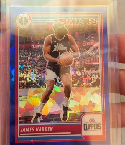 2023-24 Panini NBA Hoops Premium Stock #77 James Harden — front