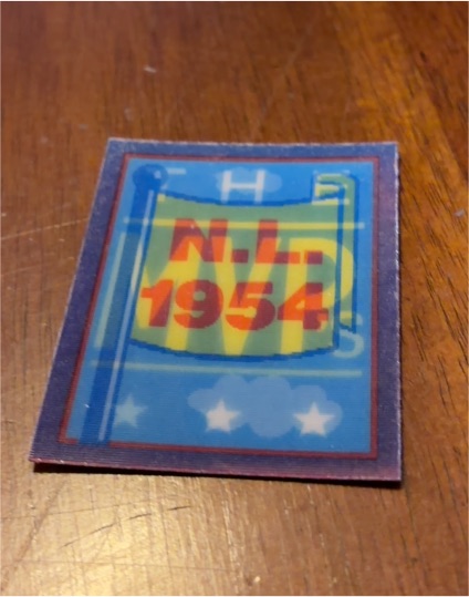 1990 Score Magic Motion Trivia N.L. 1954 — front