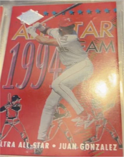 1994 Fleer Ultra All-Star Team #7 Juan Gonzalez — front