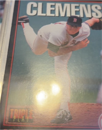 1993 Leaf Triple Play #118 Roger Clemens — front