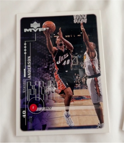 1999-00 Upper Deck MVP #166 Shandon Anderson — front