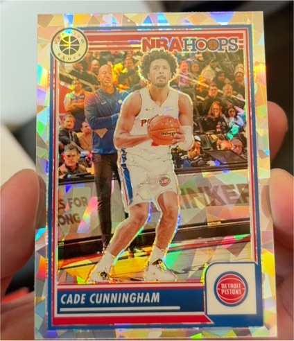 2023-24 Panini NBA Hoops Premium Stock #258 Cade Cunningham — front
