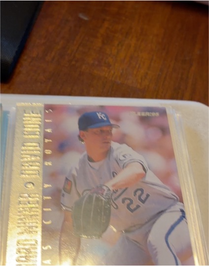 1995 Fleer Award Winners #3 David Cone Kansas City Royals — front