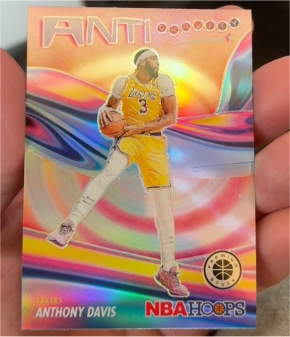 2023-24 Panini NBA Hoops Premium Stock Anti Gravity #18 Anthony Davis — front