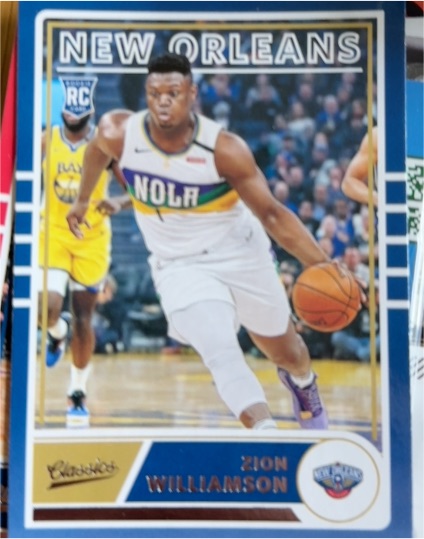 2019-20 Panini Chronicles Classics #664 Zion Williamson Rookie — front