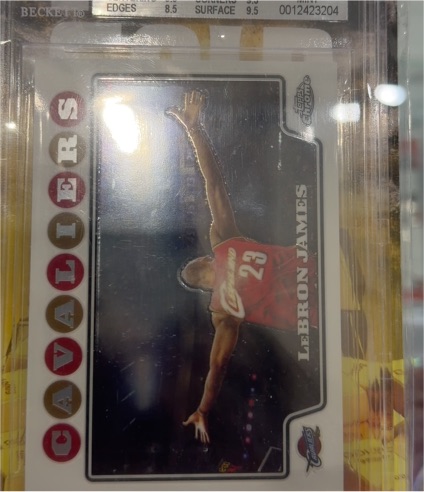 2008-09 Topps Chrome #23 LeBron James — front