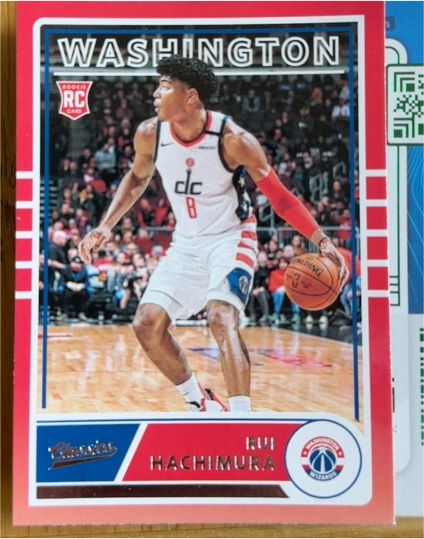 2019-20 Panini Chronicles Classics #646 Rui Hachimura RC Washington Wizards — front