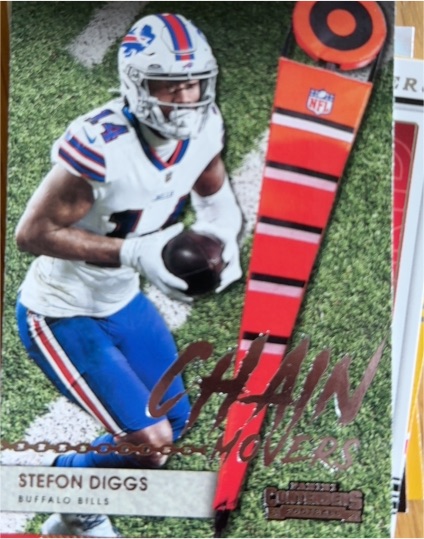 2021 Panini Contenders Chain Movers #CM-SDI Stefon Diggs — front
