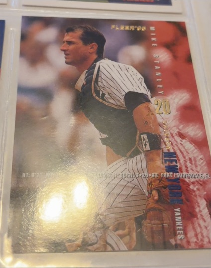 1995 Fleer #81 Mike Stanley — front