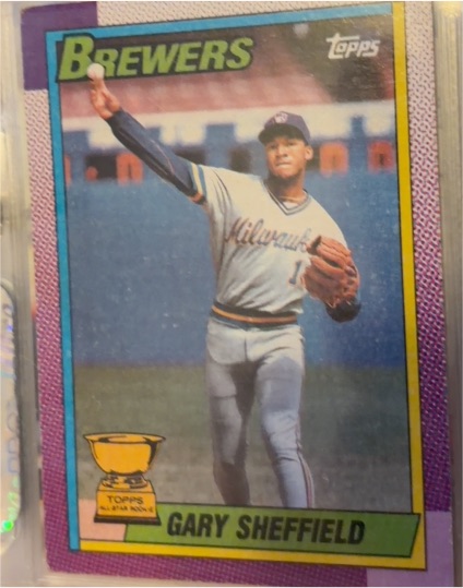 1990 Topps #718 Gary Sheffield — front