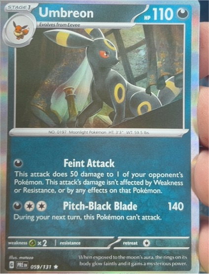 2022 Pokémon SV: Prismatic Evolutions #059 Umbreon — front