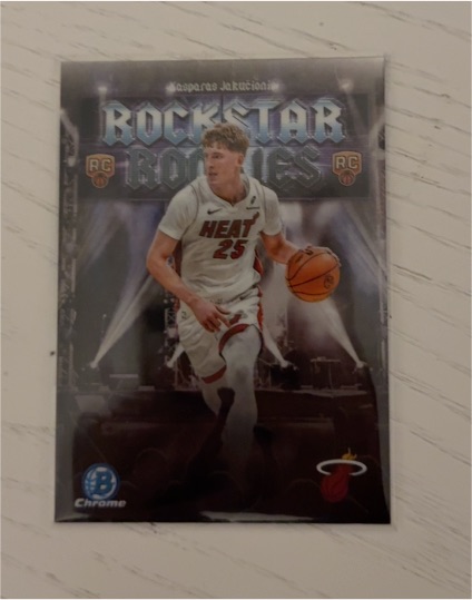 2025-26 Topps Bowman Chrome #RR-20 Kasparas Jakucionis — front