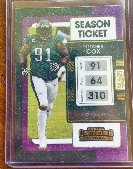 2021 Panini Contenders #81 Fletcher Cox — front