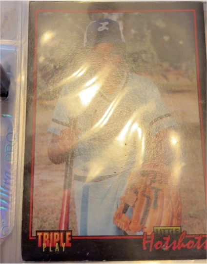 1993 Leaf Triple Play #245 Mark McGwire Little Hotshots — front