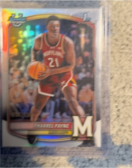 2025 Bowman Chrome #BCP-64 Pharrel Payne — front