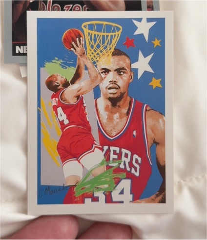 1990 Hoops #374 Charles Barkley — front