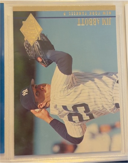1994 Fleer Ultra #397 Jim Abbott — front