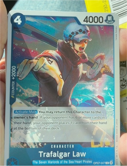 2023 One Piece Card Game OP07-047 Trafalgar Law — front