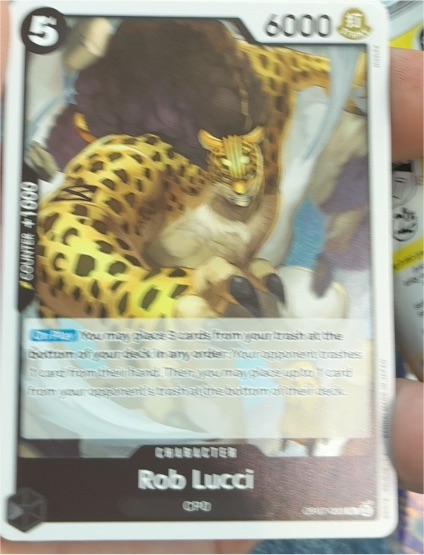 2024 One Piece Card Game OP07-093 Rob Lucci — front