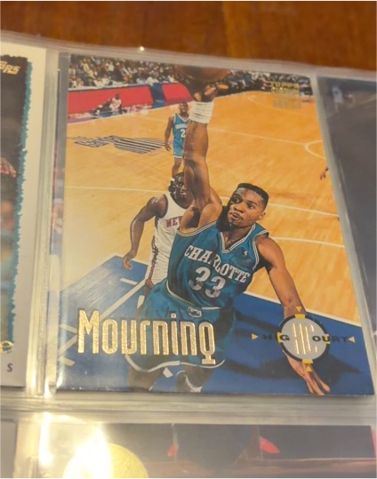 1993-94 Topps Stadium Club High Court #176 Alonzo Mourning — front