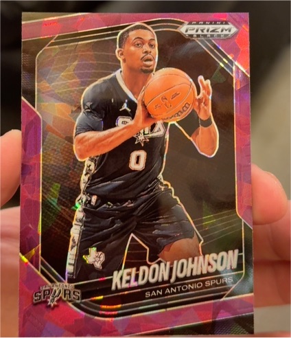 2021-22 Panini Prizm #210 Keldon Johnson — front