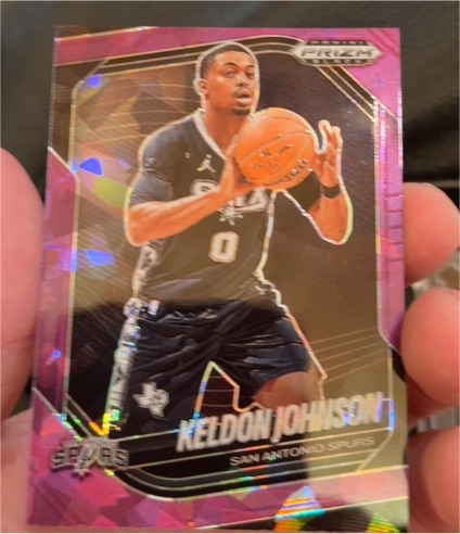 2023-24 Panini Prizm #82 Keldon Johnson — front