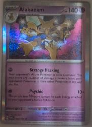 2023 Pokémon Scarlet & Violet Twilight Masquerade #082 Alakazam — front