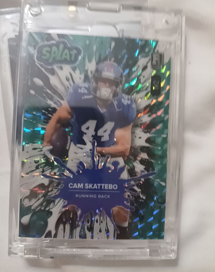 2025 Wild Card Splat #Splat Cam Skattebo — front